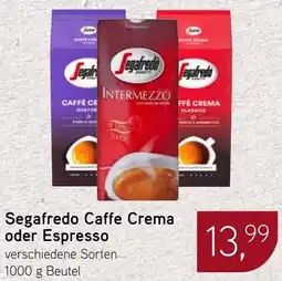 Dornseifer Segafredo Caffe Crema oder Espresso Angebot