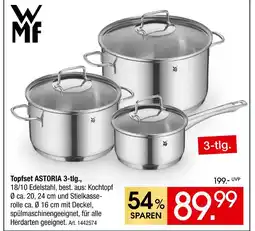 Zurbrüggen Wmf topfset astoria 3-tlg Angebot