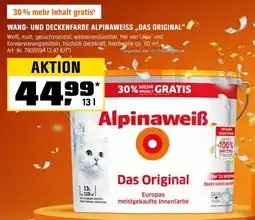 OBI Alpinaweiß wand- und deckenfarbe alpinaweiss „das original“ Angebot