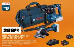 OBI Bosch professional combi-set „gbh 18v-22 + gws 18v-8“ Angebot