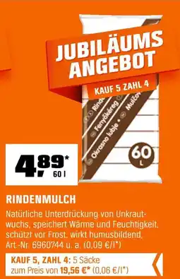 OBI Rindenmulch Angebot