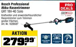 OBI Bosch akku-rasentrimmer grt 18v-40 solo Angebot