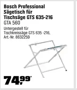 OBI Bosch professional sägetisch für tischsäge gts 635-216 gta 560 Angebot