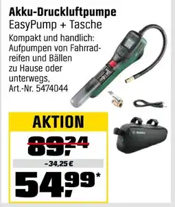 OBI Akku-druckluftpumpe easypump + tasche Angebot