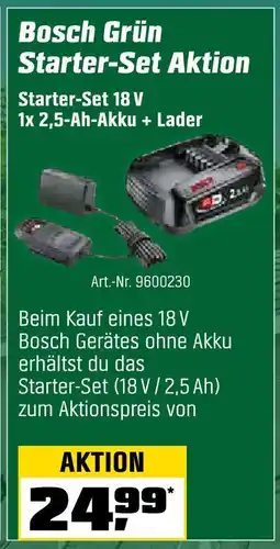 OBI Bosch grün starter-set 18 v Angebot