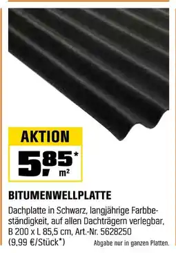 OBI Bitumenwellplatte Angebot
