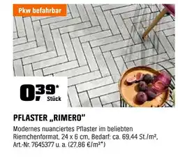 OBI Pflaster rimero Angebot