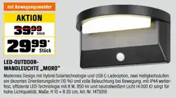OBI Led-outdoor-wandleuchte 'moro' Angebot