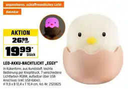 OBI Led-akku-nachtlicht 'eggy' Angebot