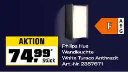 OBI Philips hue wandleuchte white turaco anthrazit Angebot