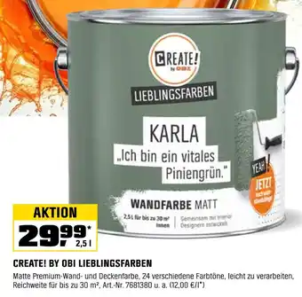 OBI Create! by obi lieblingsfarben karla Angebot