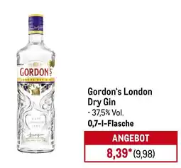 METRO Gordon's London Dry Gin Angebot