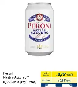 METRO Peroni Nastro Azzurro Angebot