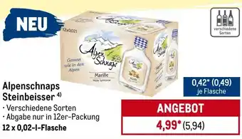 METRO Alpenschnaps Steinbeisser Angebot
