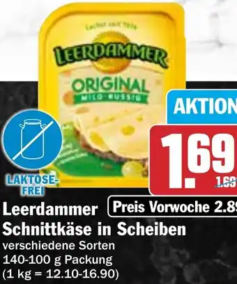 HIT Leerdammer Schnittkäse in Scheiben Angebot
