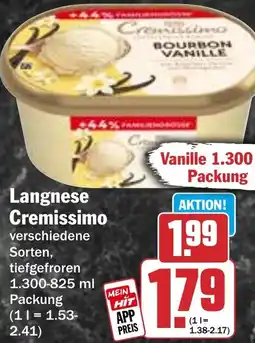 HIT Langnese Cremissimo Angebot