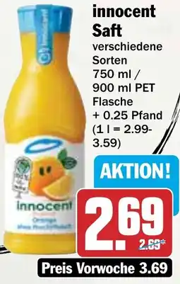 HIT innocent Saft Angebot