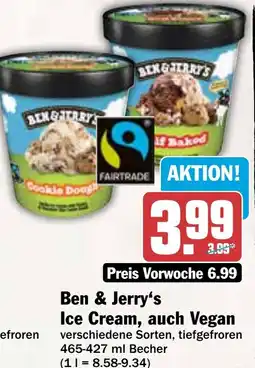 HIT Ben & Jerry's Ice Cream, auch Vegan Angebot