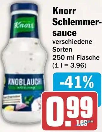 HIT Knorr Schlemmersauce Angebot