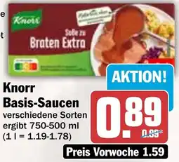 HIT Knorr Basis-Saucen Angebot