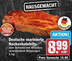 HIT Deutsche marinierte Nackenkoteletts Angebot