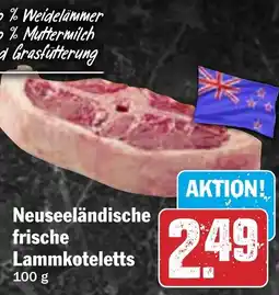 HIT Neuseeländische frische Lammkoteletts Angebot