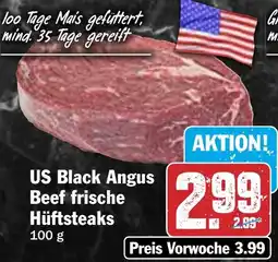 HIT US Black Angus Beef frische Hüftsteaks Angebot