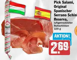 HIT Pick Salami, Original Spanischer Serrano Schinken Reserva Angebot