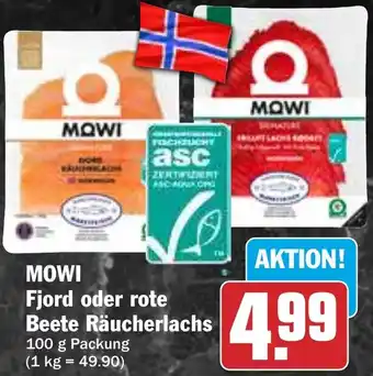 HIT MOWI Fjord oder rote Beete Räucherlachs Angebot