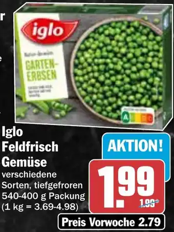 HIT Iglo Feldfrisch Gemüse Angebot