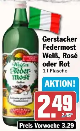 HIT Gerstacker Federmost Weiß, Rosé oder Rot Angebot