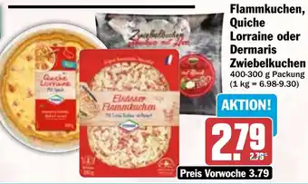 HIT Steinhaus Flammkuchen, Quiche Lorraine oder Dermaris Zwiebelkuchen Angebot