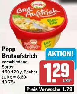 HIT Popp Brotaufstrich Angebot