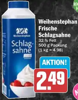 HIT Weihenstephan Frische Schlagsahne Angebot