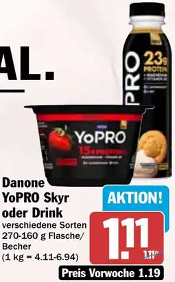 HIT Danone YoPRO Skyr oder Drink Angebot