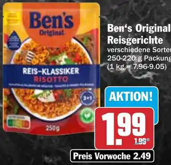 HIT Ben's Original Reisgerichte Angebot