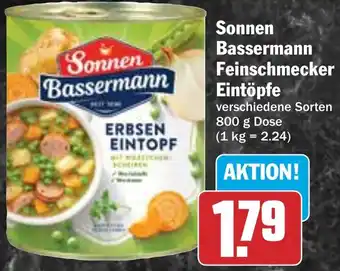 HIT Sonnen Bassermann Feinschmecker Eintöpfe Angebot