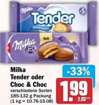 HIT Milka Tender oder Choc & Choc Angebot