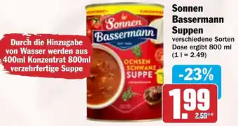 HIT Sonnen Bassermann Suppen Angebot