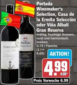 HIT Portada Winemaker's Selection, Casa de la Ermita Selección oder Viña Albali Gran Reserva Angebot