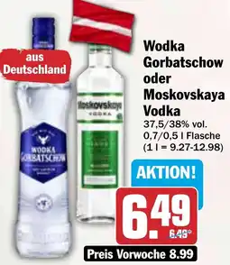HIT Wodka Gorbatschow oder Moskovskaya Vodka Angebot