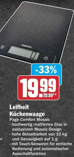 HIT Leifheit Küchenwaage Angebot