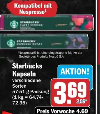 HIT Starbucks Kapseln Angebot