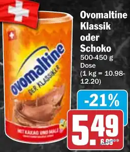 HIT Ovomaltine Klassik oder Schoko Angebot