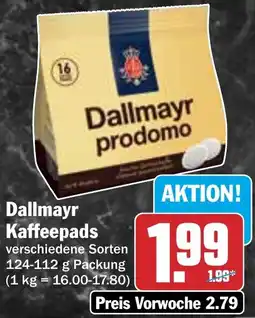 HIT Dallmayr Kaffeepads Angebot