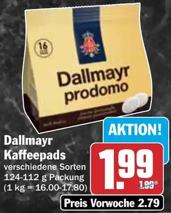HIT Dallmayr Kaffeepads Angebot