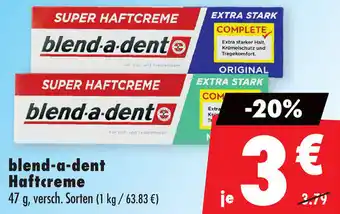 Mäc Geiz blend-a-dent Haftcreme Angebot