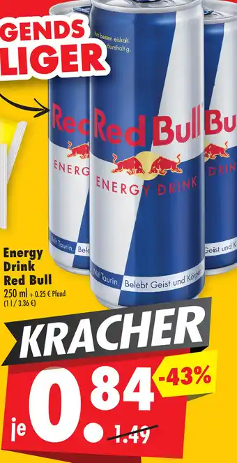 Mäc Geiz Energy Drink Red Bull Angebot