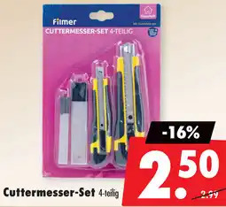 Mäc Geiz Filmer Cuttermesser-Set Angebot