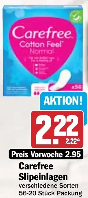 HIT Carefree Slipeinlagen Angebot